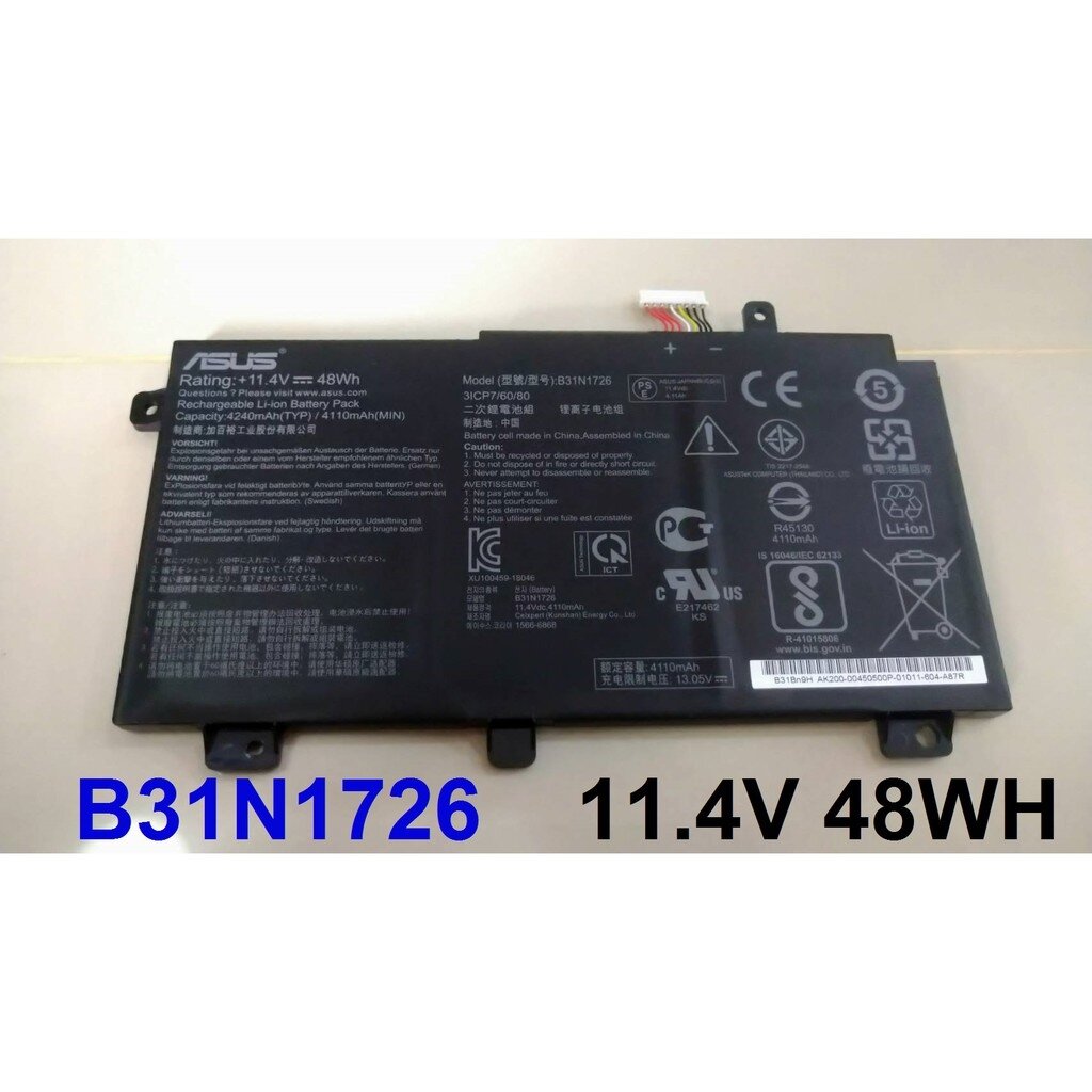 BATTERY ORIGINAL ASUS แบตเตอร ของแท ASUS TUF FX504 FX505 FX80 FX80GD