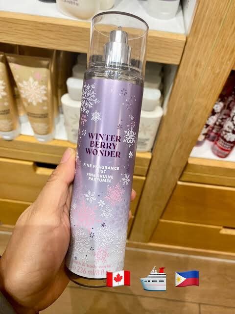 Bath Body Works Winterberry Wonder Fine Fragrance Mist Ml