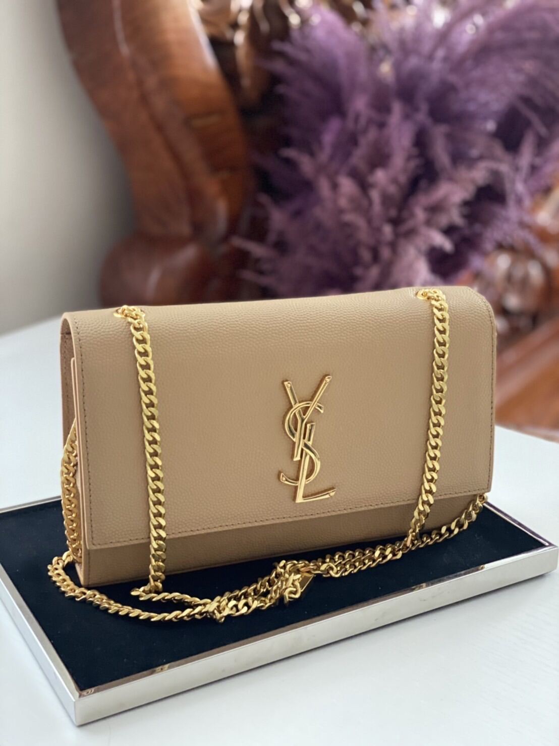 Saint laurent clutch Grade Hiend size 24 14 ราคา 3 200 บาท อปก