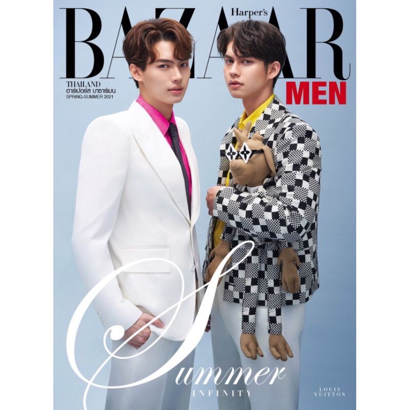 นิตยสาร​ Harper’s​ Bazaar​ Men Thailand​ ปก​ #ไบร์ทวิน #เพราะเราคู่กัน #คั่นกู ราคา 259 บาท