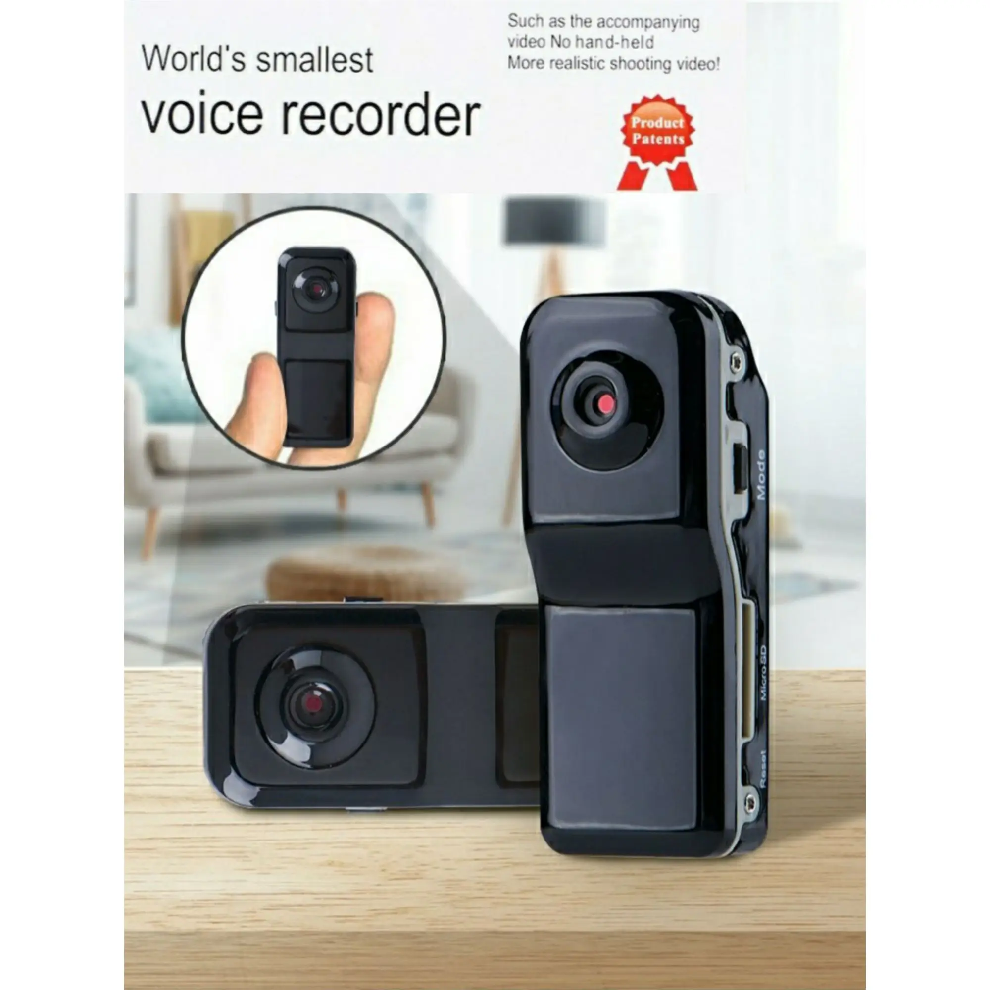 กล้อง Mini DV Camera ดำ กล้องบันทึกวีดีโอ กล้องแอบถ่าย