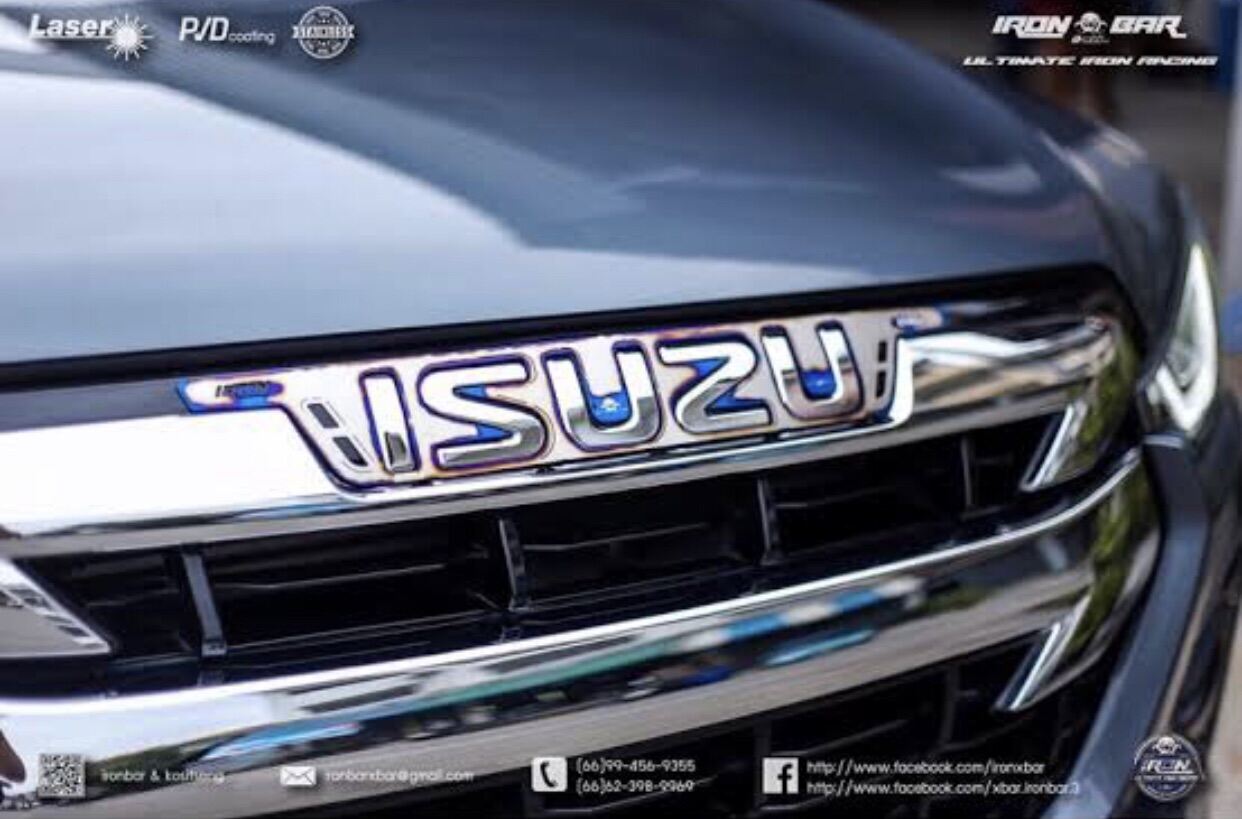 ครอบโลโก้ ISUZU 2020 งานแท้ 2020 งานแท้ ไอรอนบาร์