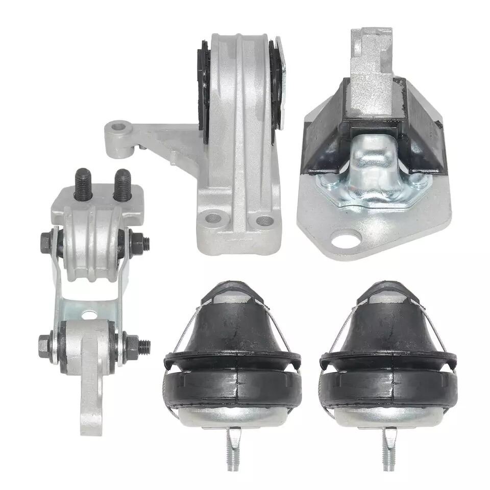 Set of 5PCS Engine Mount Bush KIT For Volvo S60 V70 S80 XC90 Diesel D5244T 8624757 9186364