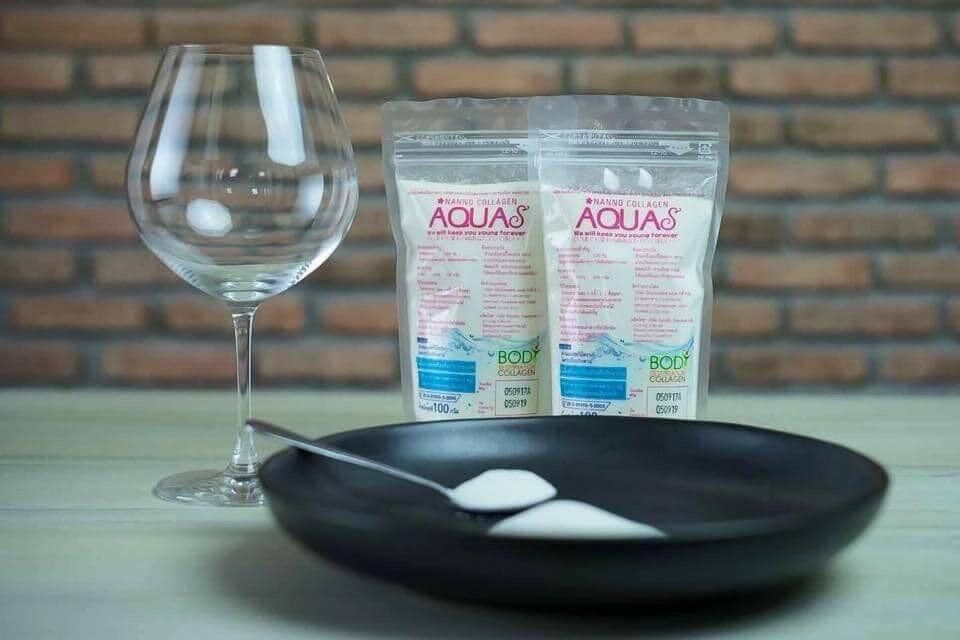 1 ซอง AquaS (ชนิดผง) คอลลาเจนเพียวเปปไทด์ 100,000 มิลลิกรัม ราคา 145 บาท*ส่งฟรี