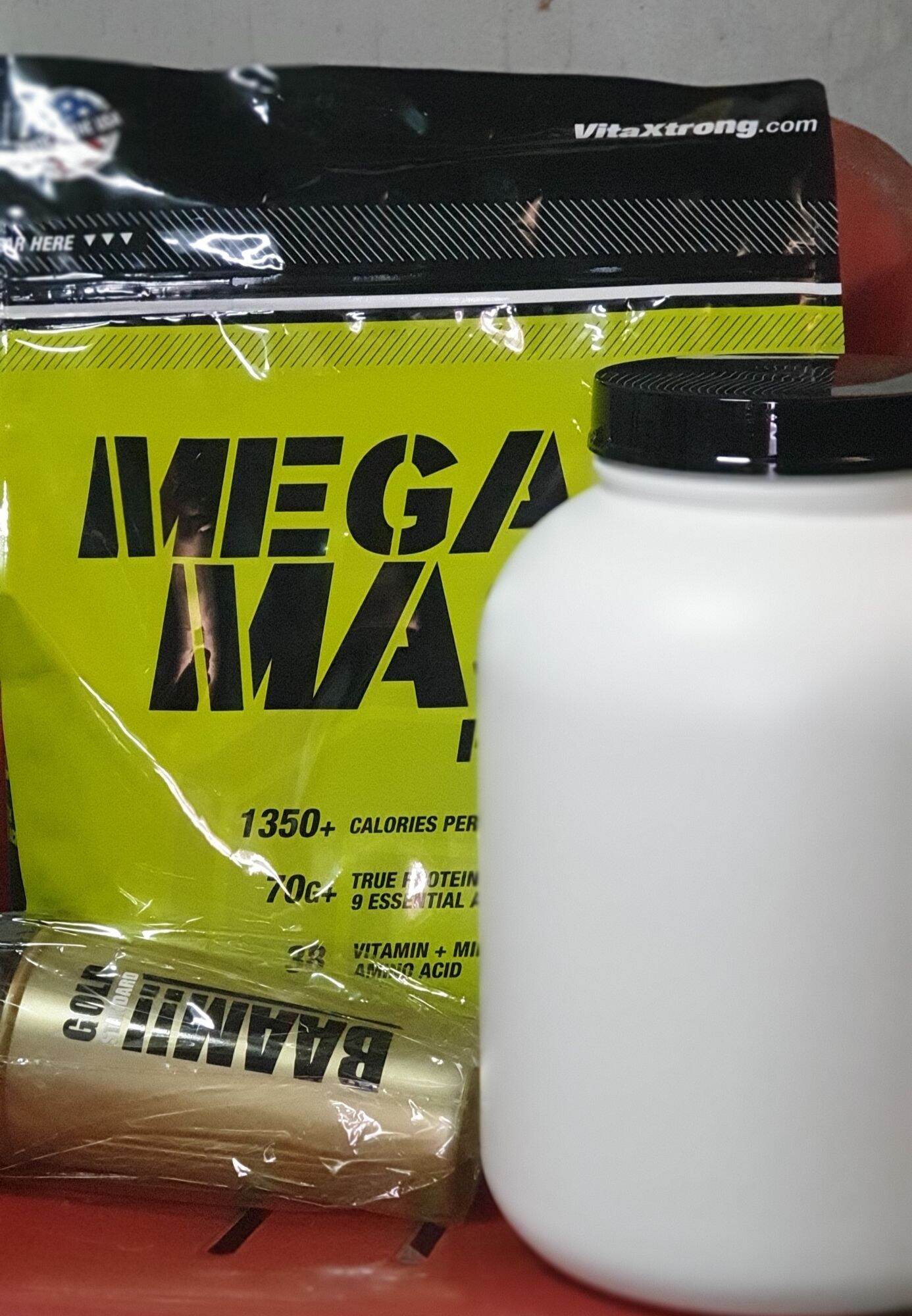 ชุด Mega mass 12 ปอน พร้อมถังเวย์