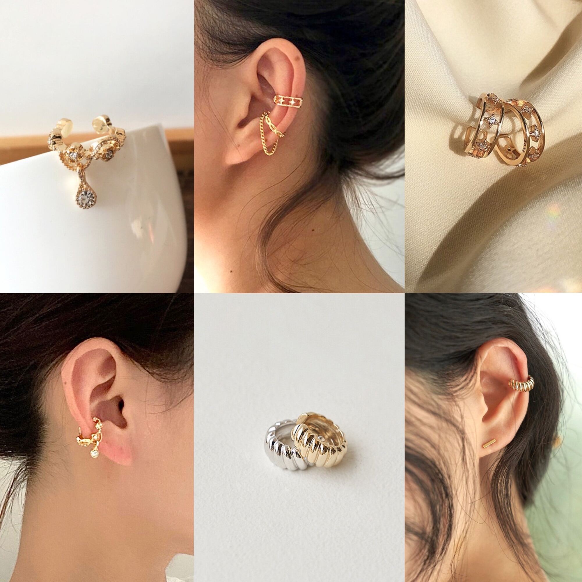 Ringring_acc | Korea Ear Cuff ต่างหูหนีบเกาหลี พร้อมส่ง สินค้าตรงปกตามภาพ