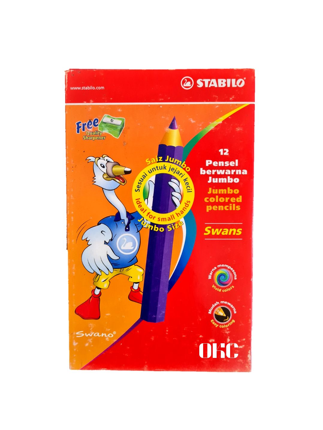 ดินสอสีไม้ จัมโบ้ Stabilo ( 2 กล่อง )