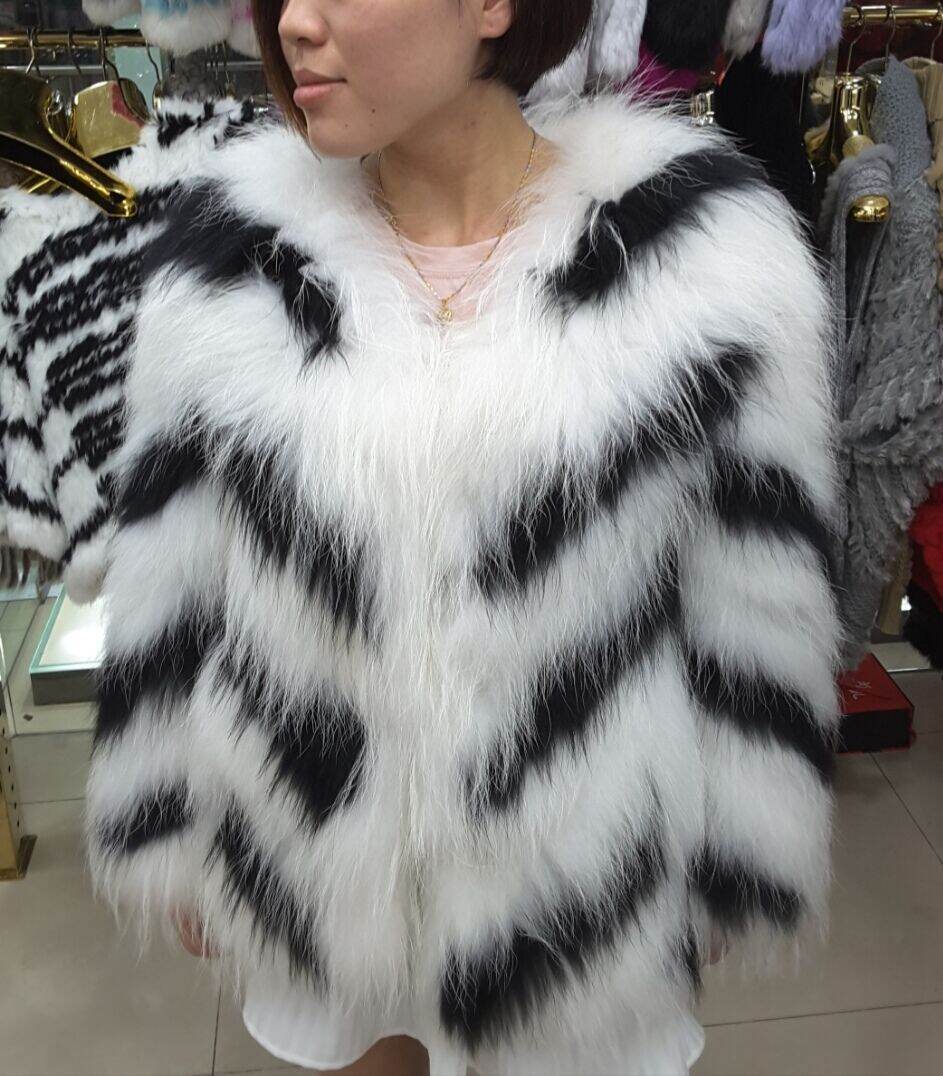 FOX FUR COAT ⚫เสื้อโค้ชvนเฟอร์ฟ้อกซ์แท้ 100% นำเv ้าเกาหลี