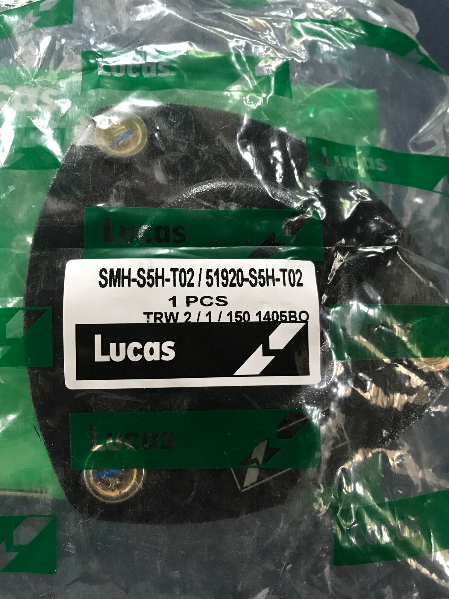 Lucas เบ้าโช้คอัพหน้า Honda CRV G2 และ Civic ES จำนวน 1 คู่ 2 pcs ซ้าย-ขวา