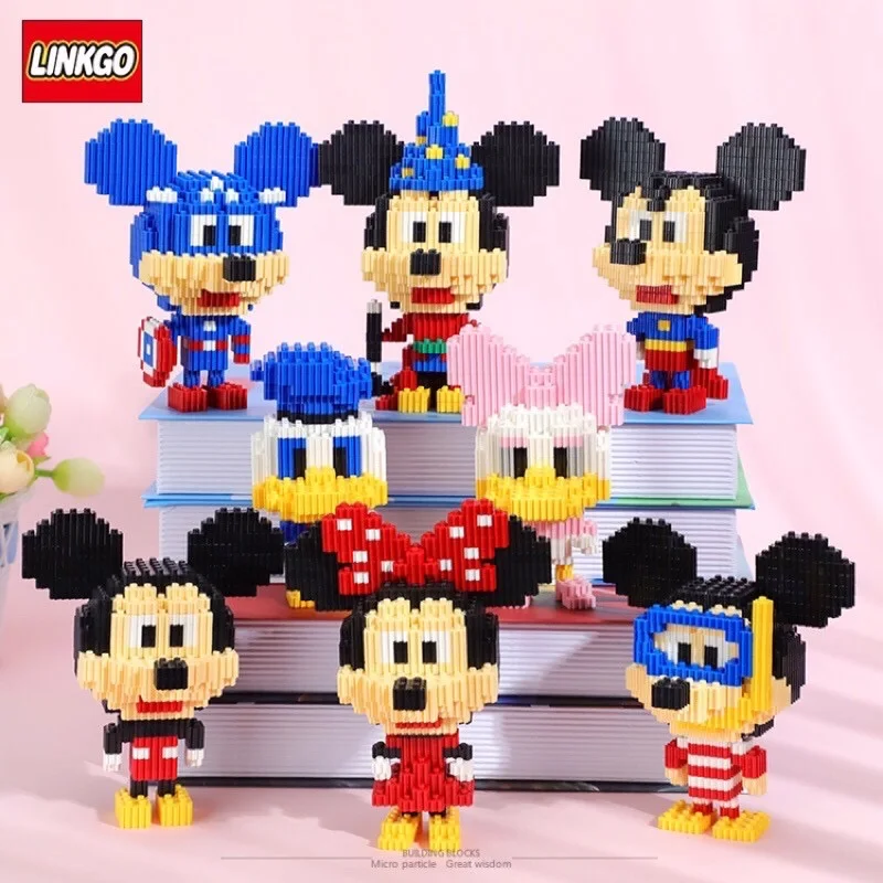 ตัวต่อนาโนเฟือง Size L Linkgo Disney Set (แบบเฟือง) 68111-68147 , 68149-68152