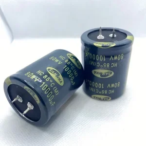 ภาพหน้าปกสินค้าCapacitor ค่า 10000uF/80V. ยี่ห้อ Samwha จำนวน1ตัว ที่เกี่ยวข้อง