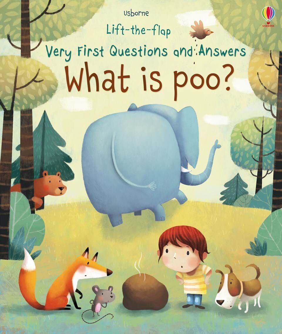 Usborne lift the flap very first Questions and Answers ( What is Poo? ) หนังสือเปิด ปิด ถาม ตอบ ภาษาอังกฤษ