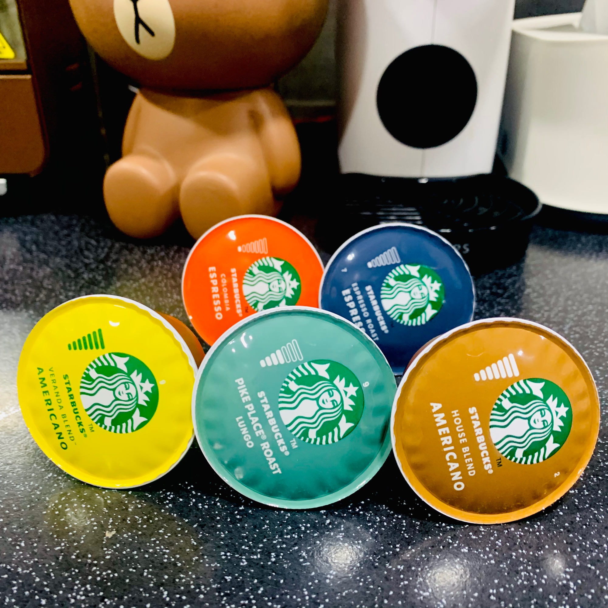 แคปซูล กาแฟ สตาร์บัค 5 เสิร์ฟ mixed coffee set dolce gusto Starbucks มีรสชาติที่เมืองไทยไม่มีด้วยนะคะ