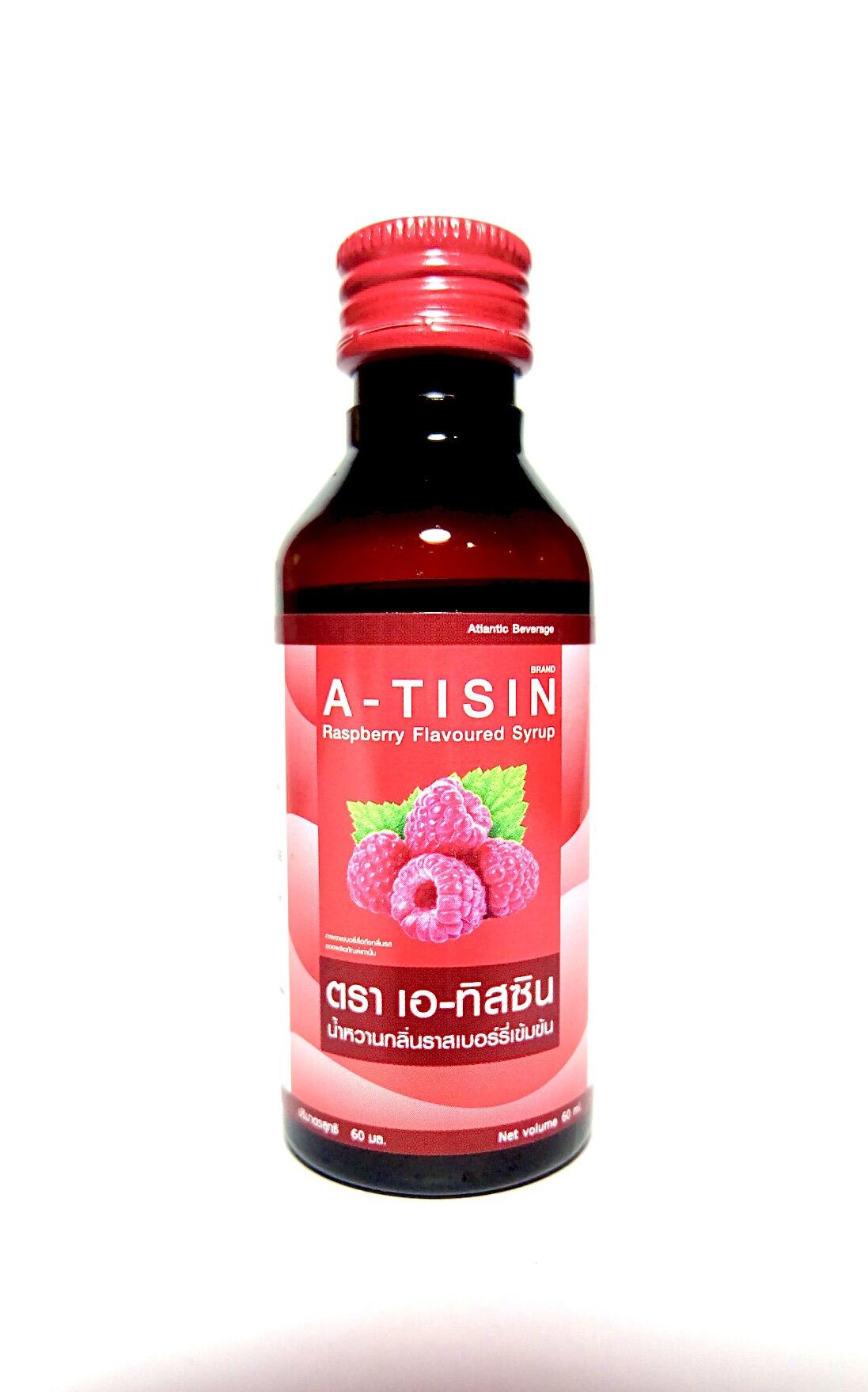 A-TISIN ตราเอ-ทิสซิน น้ำหวานกลิ่นราสเบอรี่เข้มข้น