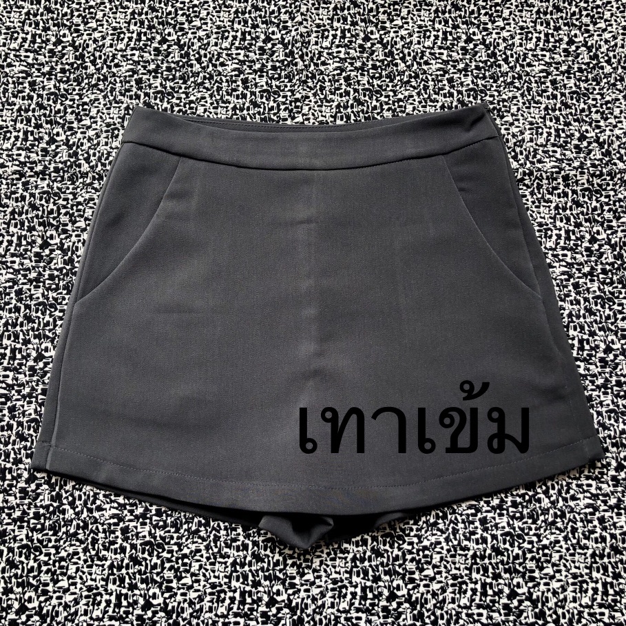 New Item : กางเกงขาสั้น กางเกงกระโปรง เอวสูง ผ้าฮานาโกะ ทรงสวยมาก ป้ายPerty มีไซส์ S-XXL