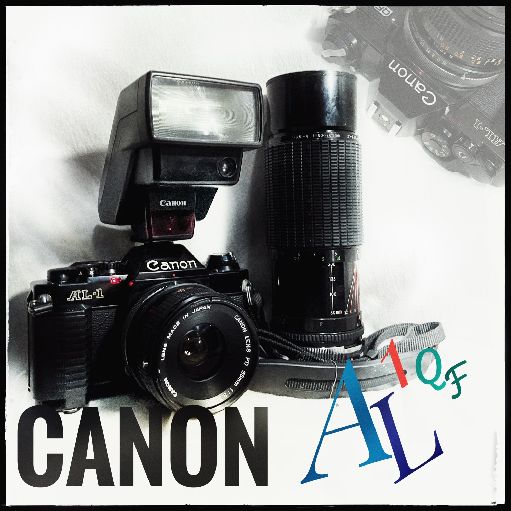Canon AL-1 QF  (Black) SLR Film Camera FullSet