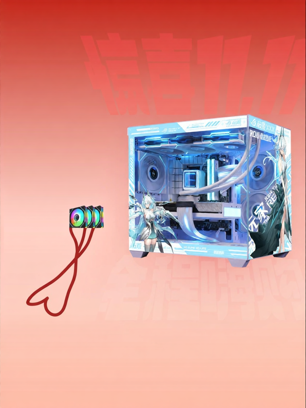 คอมพิวเตอร์ตั้งโต๊ะ PC ASUS เดสก์ท็อปพีซี Gaming Sea View Case ราคา 63,362 บาท*ส่งฟรี