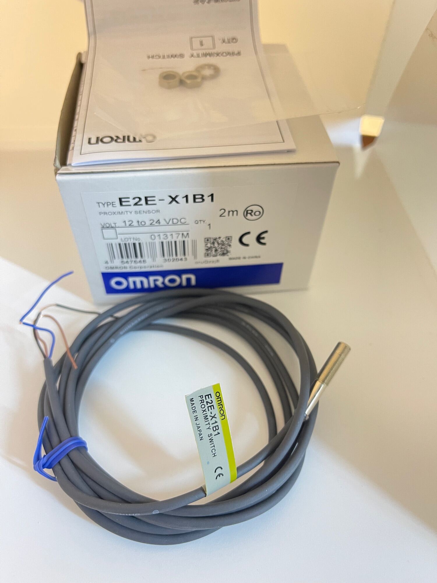 E2EX1B1 Proximity Switch 1224vdc 2สาย ของใหม่ ออกอัลบั้ม พร้อมส่งที่