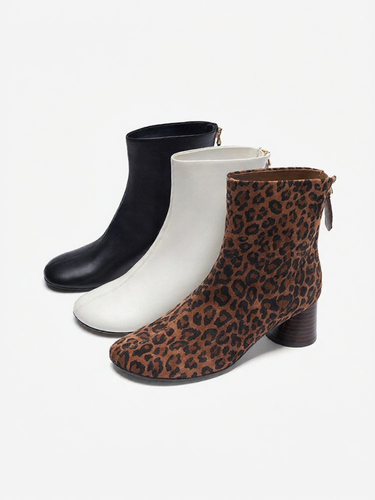 Le Saunda | Mango Toe Fashion Casual Short Boots ราคา 8,850 บาท*ส่งฟรี