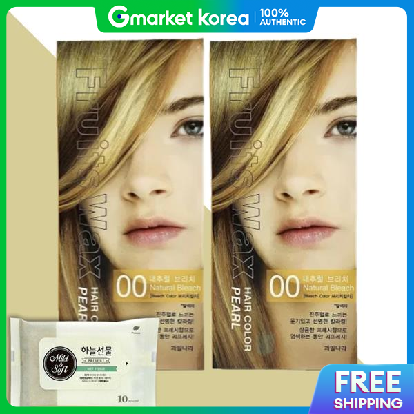 ผลิตภัณฑ์ความงามและการดูแลผิว Kwailnara | Fruitland Pearl Powder Fruit Wax Hair Color Pearl Dye 00 Natural Bleach 2 Units (+1 Portable Wet ราคา 364 บาท*ส่งฟรี