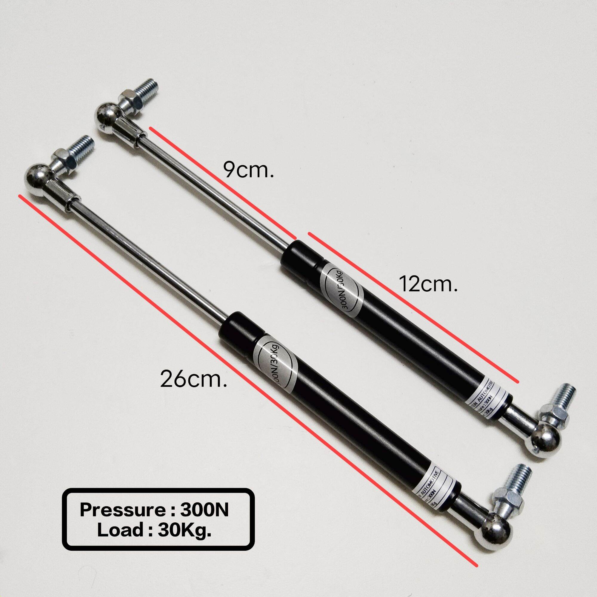 hydraulics gas spring โช๊คอัพค้ำบานเปิดแบบยกขึ้น ขนาดแรงดัน 300newton