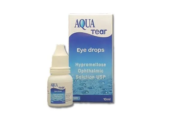 Aqua tear 10 ml น้ำตาเทียม อควาเทีย สูตรนาเทีย รุ่นขวด 10 ml exp 2023