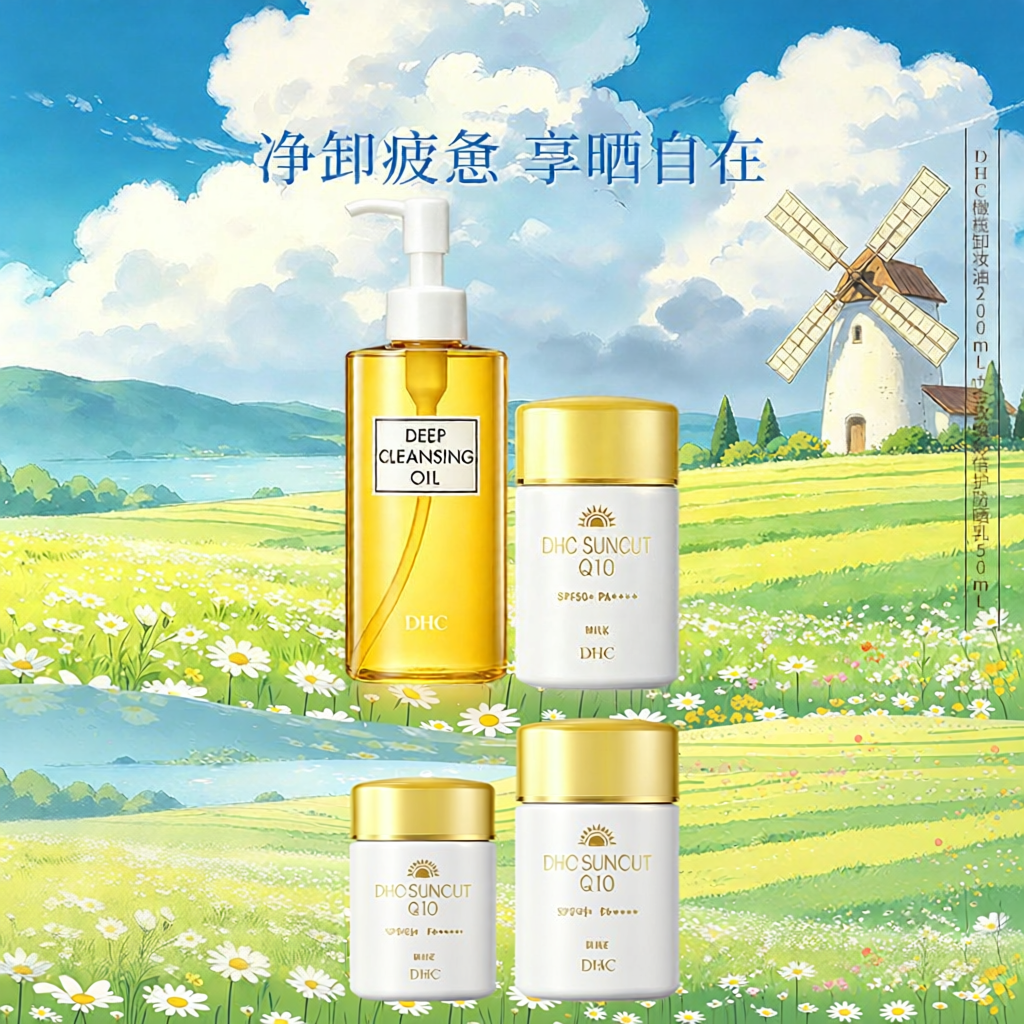DHC | Gentle Anti-Wrinkle Hydrating Sunscreen SPF50+ ราคา 2,094 บาท*ส่งฟรี