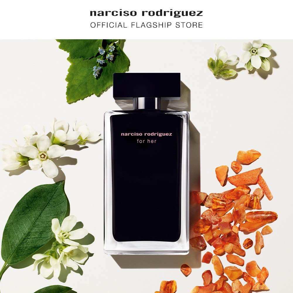 Narciso Rodriguez for her EDT (30ml , 50ml , 100ml) น้ำหอมสำหรับผู้หญิง สง่างาม ซับซ้อน น่าหลงไหล ราคา 2,600 บาท*ส่งฟรี