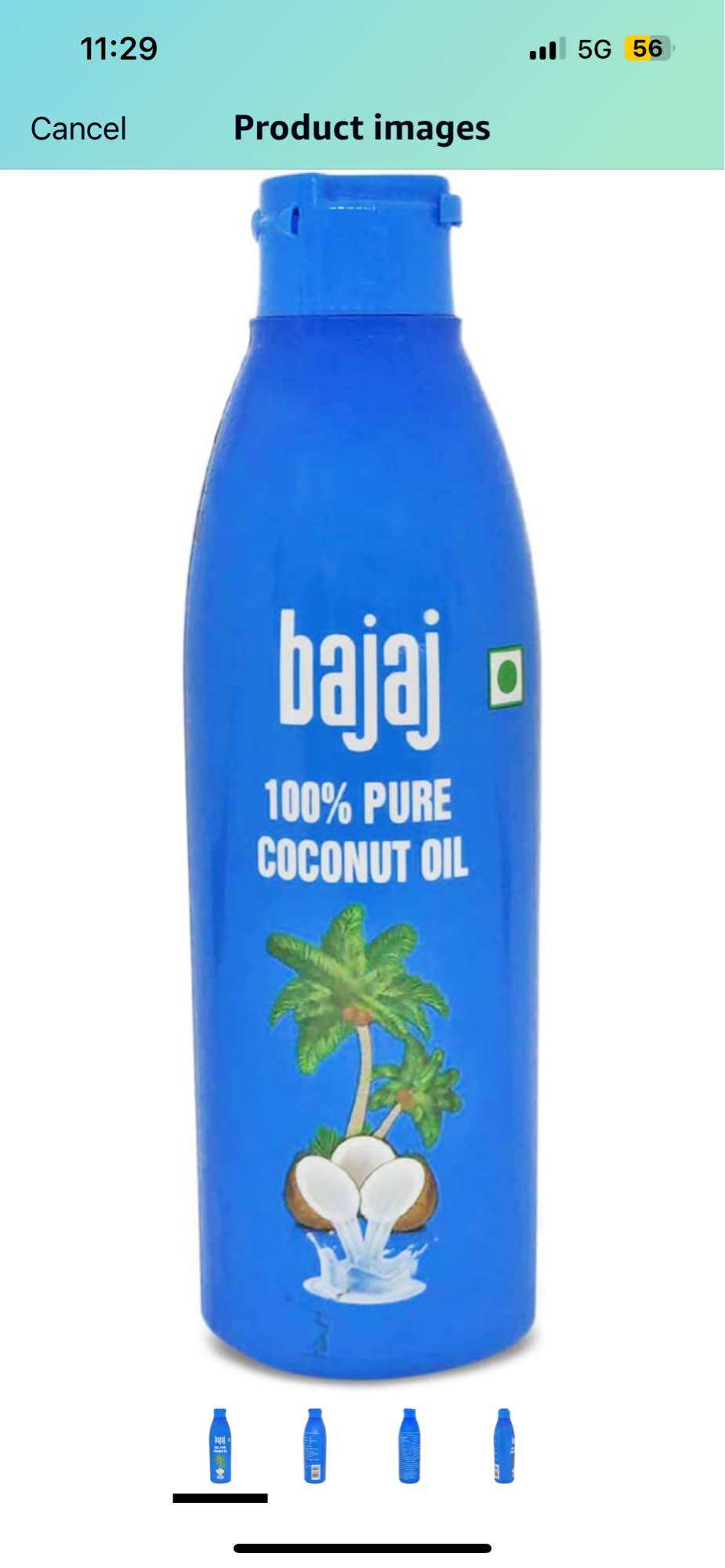 น้ำมันมะพร้าว/ Bajaj Coconut Oil 300 ml Lazada.co.th