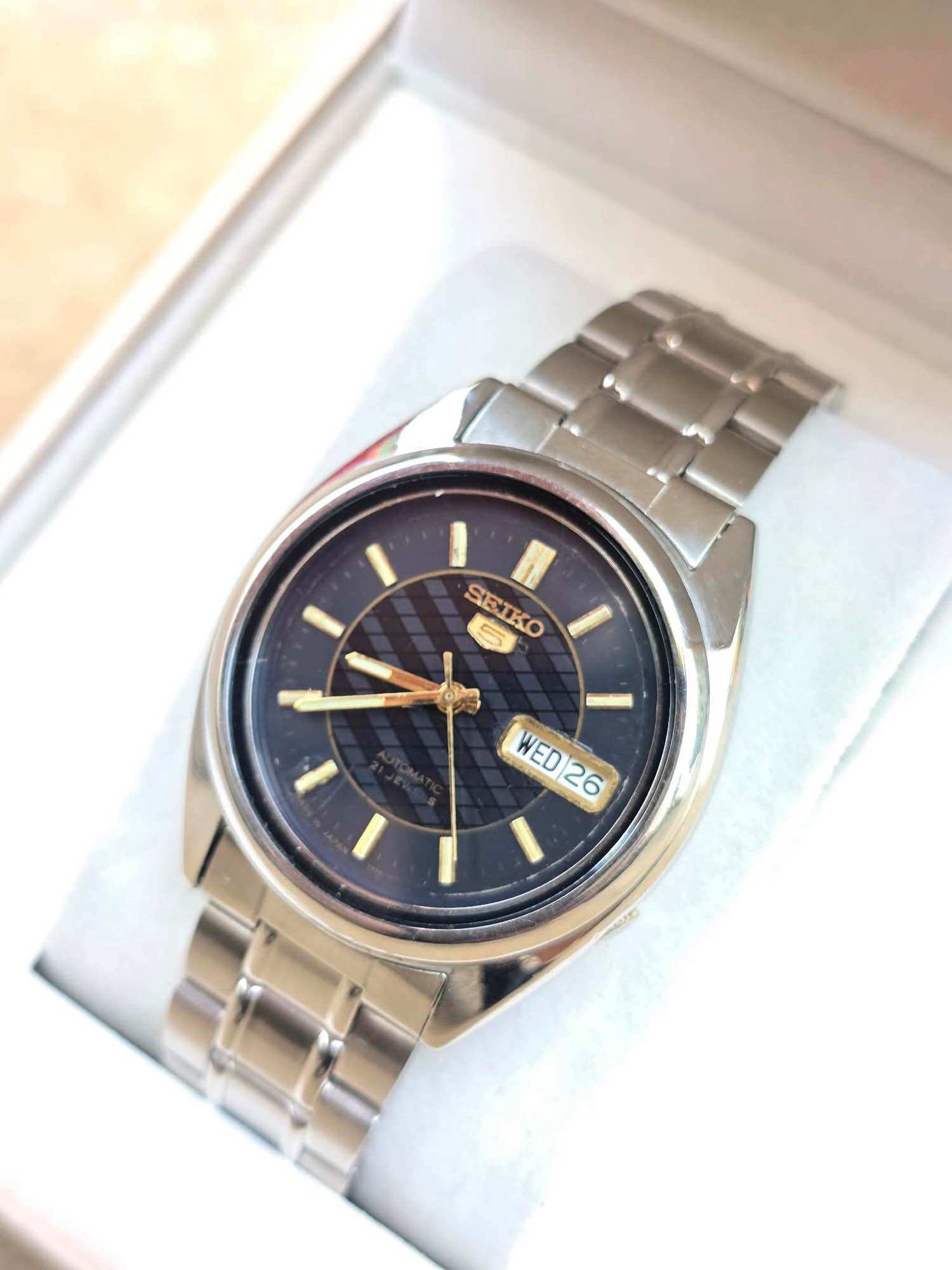Sicura (Breiting) Automatic Jumper Watch, Swiss Made, Gold Case, Classic Vintage. ราคา 2,890 บาท*ส่งฟรี