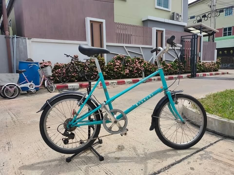 Mini Velo Bianchi Merlo speeds วงล้อ 20 นิ้ว เฟรมเหล็ก Lazada