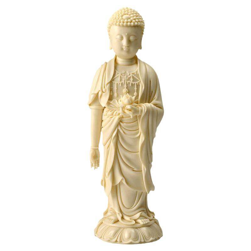DAIYUTANG | Jade Yellow Ceramic Buddha Statue For Living Room ราคา 176,253 บาท*ส่งฟรี