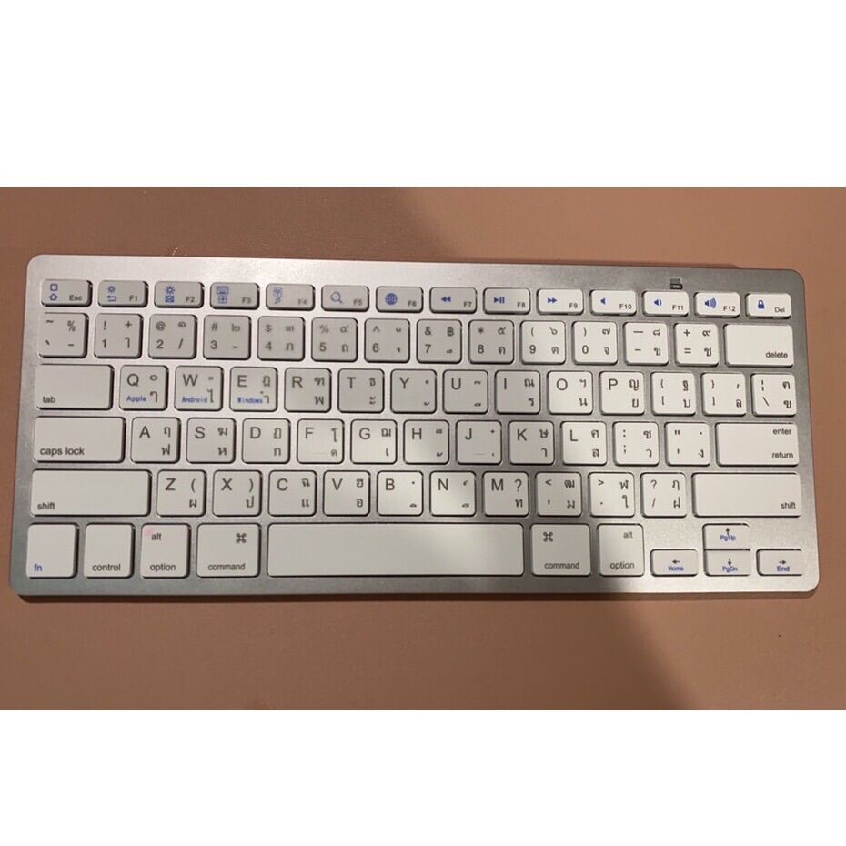 Keyboard Bluetooth BK3001 คีย์บอร์ด บลูทูธ ไร้สาย ปุ่มพิมพ์ ไทย/อังกฤษ