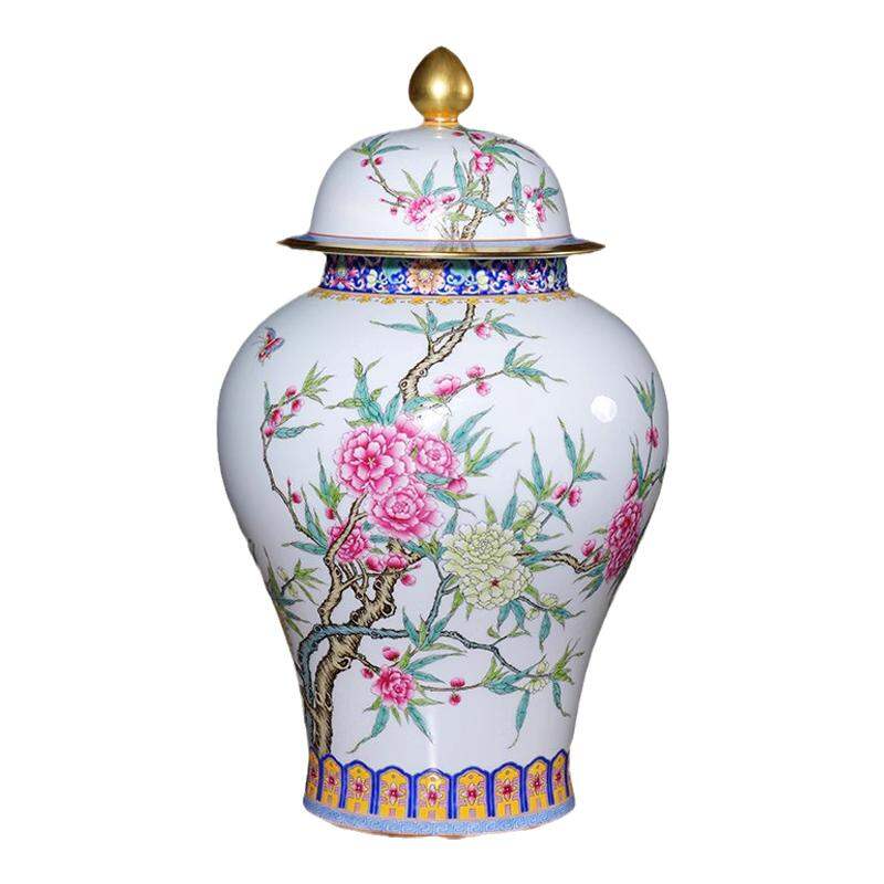 NINGFENGYAO | Hand-painted Enamel Antique-style Ceramic Storage Vase ราคา 35,848 บาท*ส่งฟรี