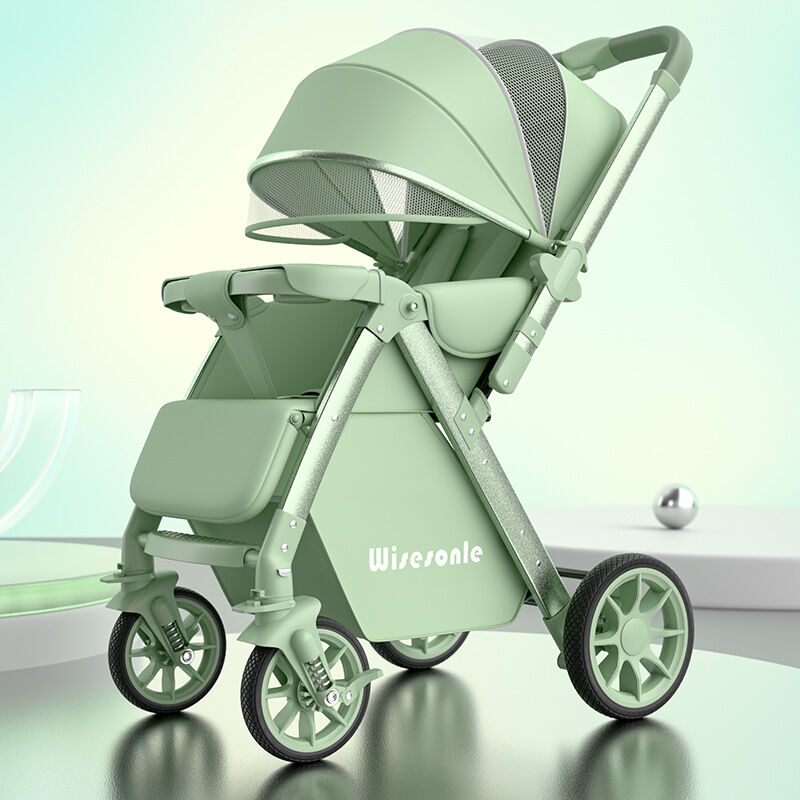 BONINGYU | All-Season Adjustable Reversible Stroller High View Pushchair