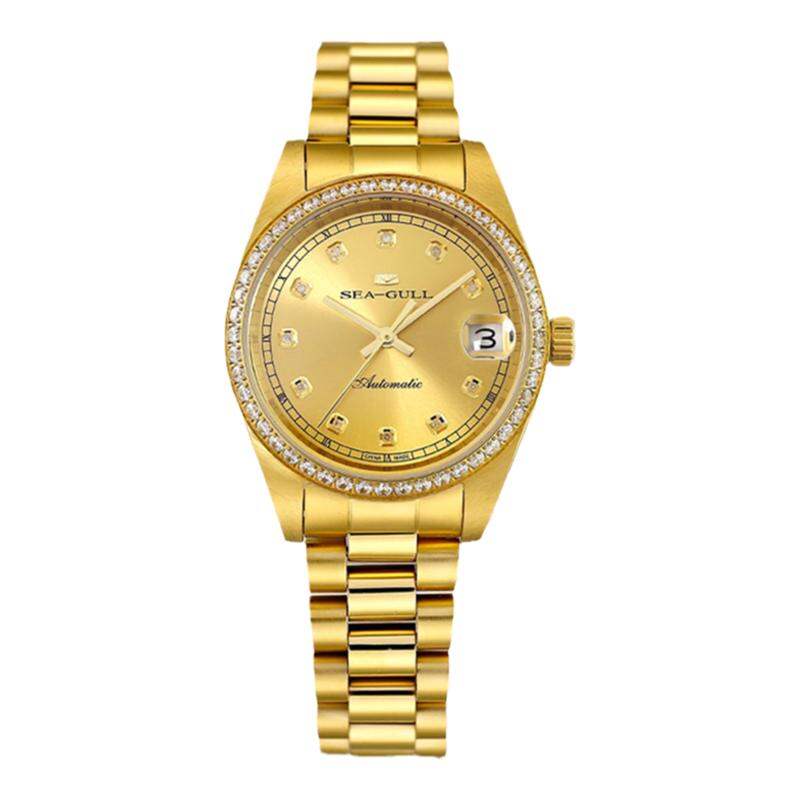 SEA-GULL | 18K Gold Fashion Water-Resistant Automatic Mechanical Watch ราคา 18,861 บาท*ส่งฟรี