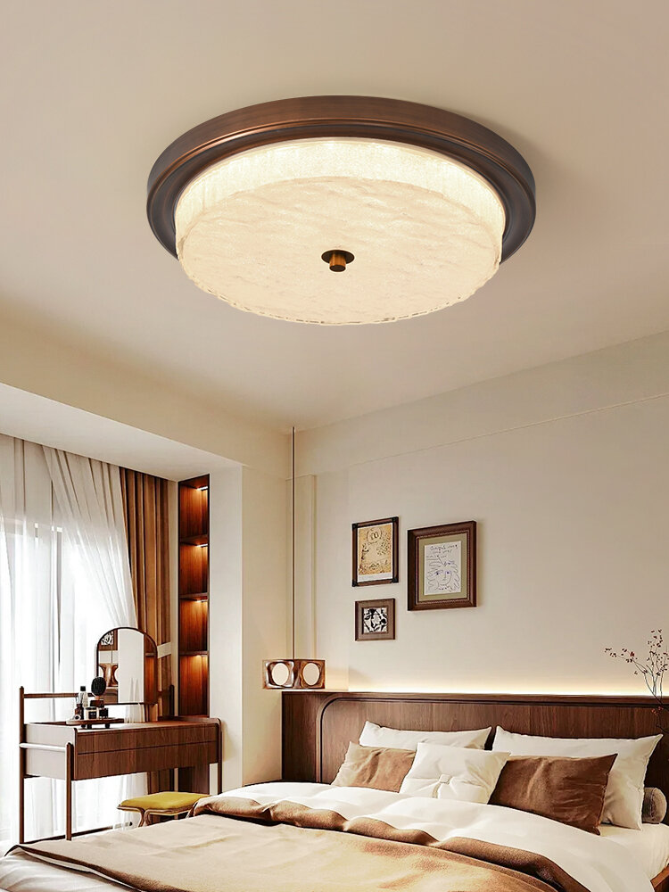 DGY | Retro Style Ceiling Light with Water Wave Glass ราคา 1,967 บาท*ส่งฟรี