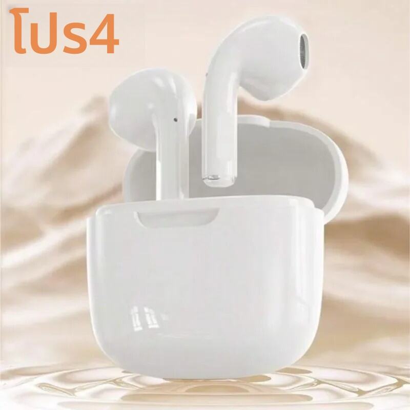 Pro4 หูฟังบลูทูธ TWS 9D หูฟังไร้สายสเตอริโอหูฟังชนิดใส่ในหู HiFi ชุดหูฟังแฮนด์ฟรีพร้อมไมโครโฟนสําหรับ Xiaomi ราคา 78 บาท*ส่งฟรี