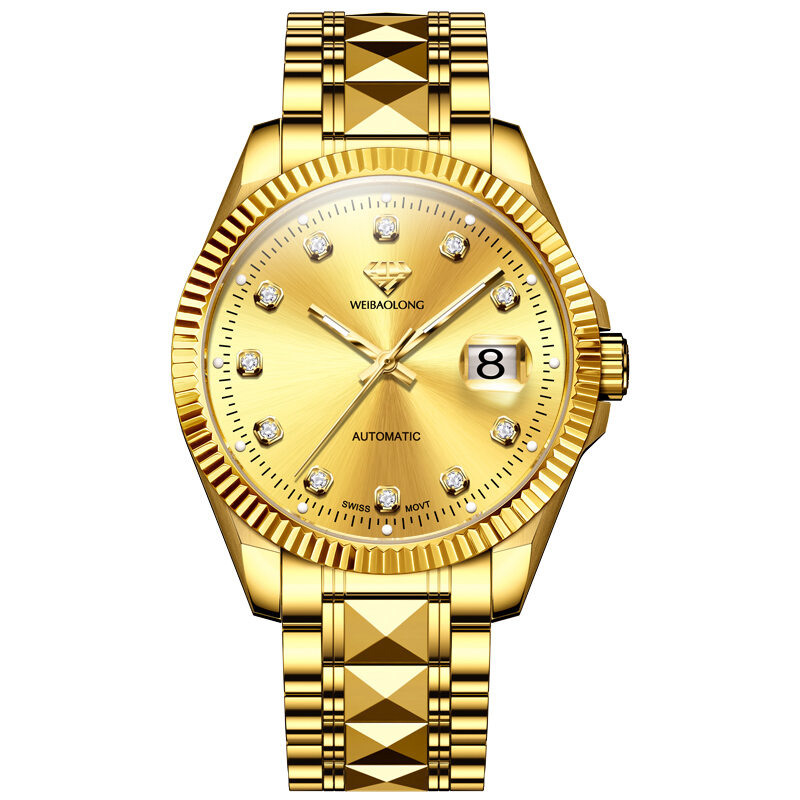 OUPINKE | Automatic Water-resistant Genuine Diamond Business Watch ราคา 47,588 บาท*ส่งฟรี