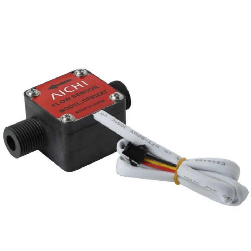 AICHI Hall Effect Gear Flow Meter OF052AT High Viscosity Liquid Sensor 4 Port for Detergents And Other Industrial Applications
