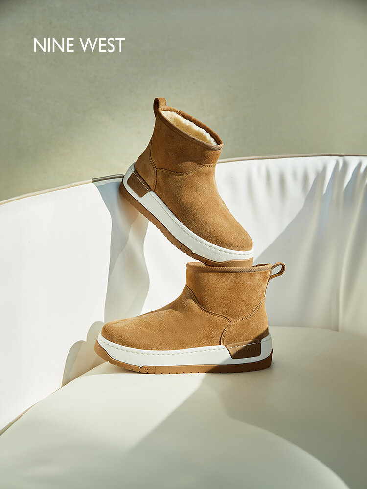 Nine West | Winter Women's Warm Fur Lined Snow Boots ราคา 8,229 บาท*ส่งฟรี