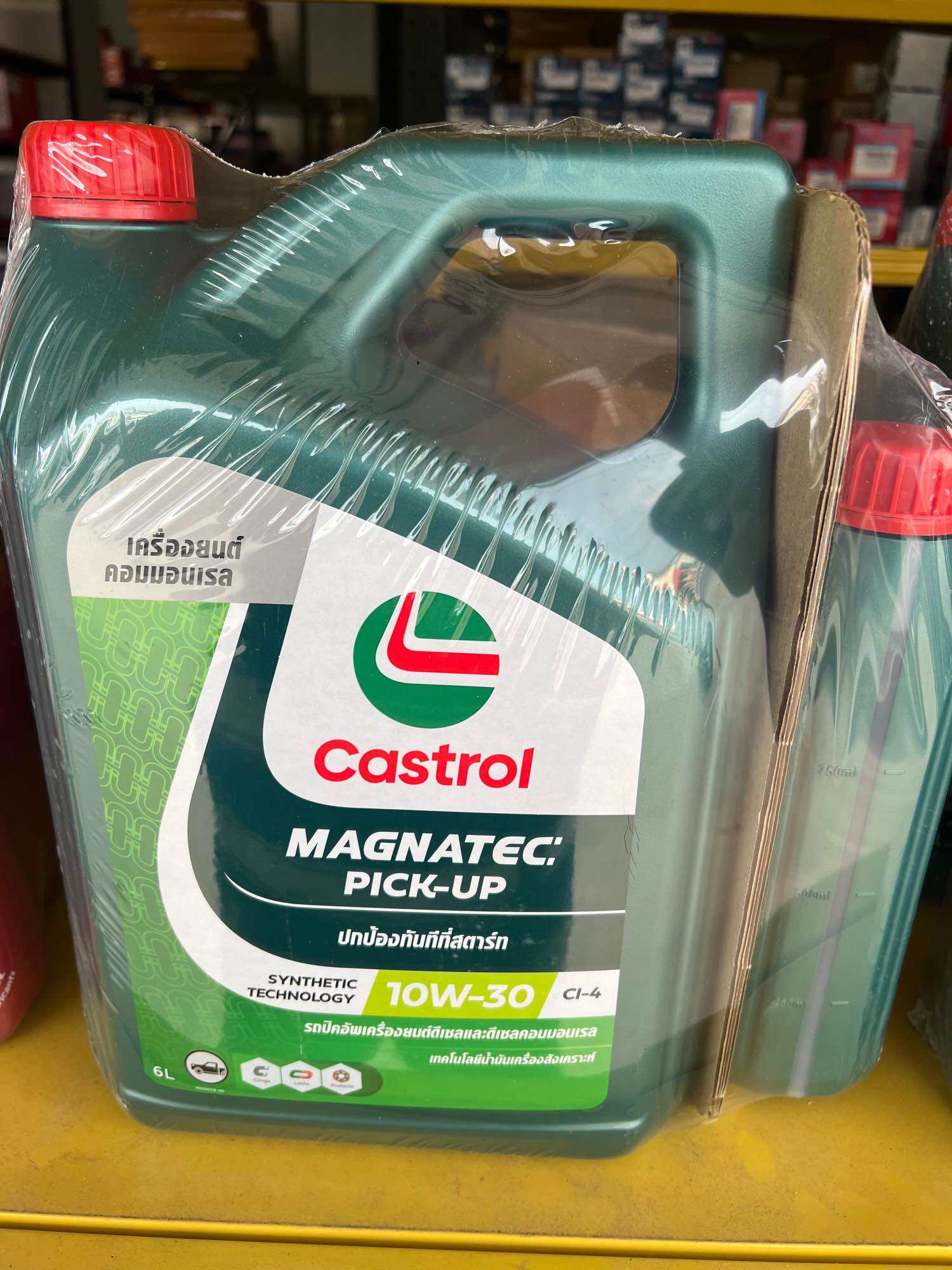 น้ำมันเครื่อง Castrol magnatec 10w-30 ดีเซลคอมมอลเรล (โฉมล่าสุด🔥) ขนาด6 ...