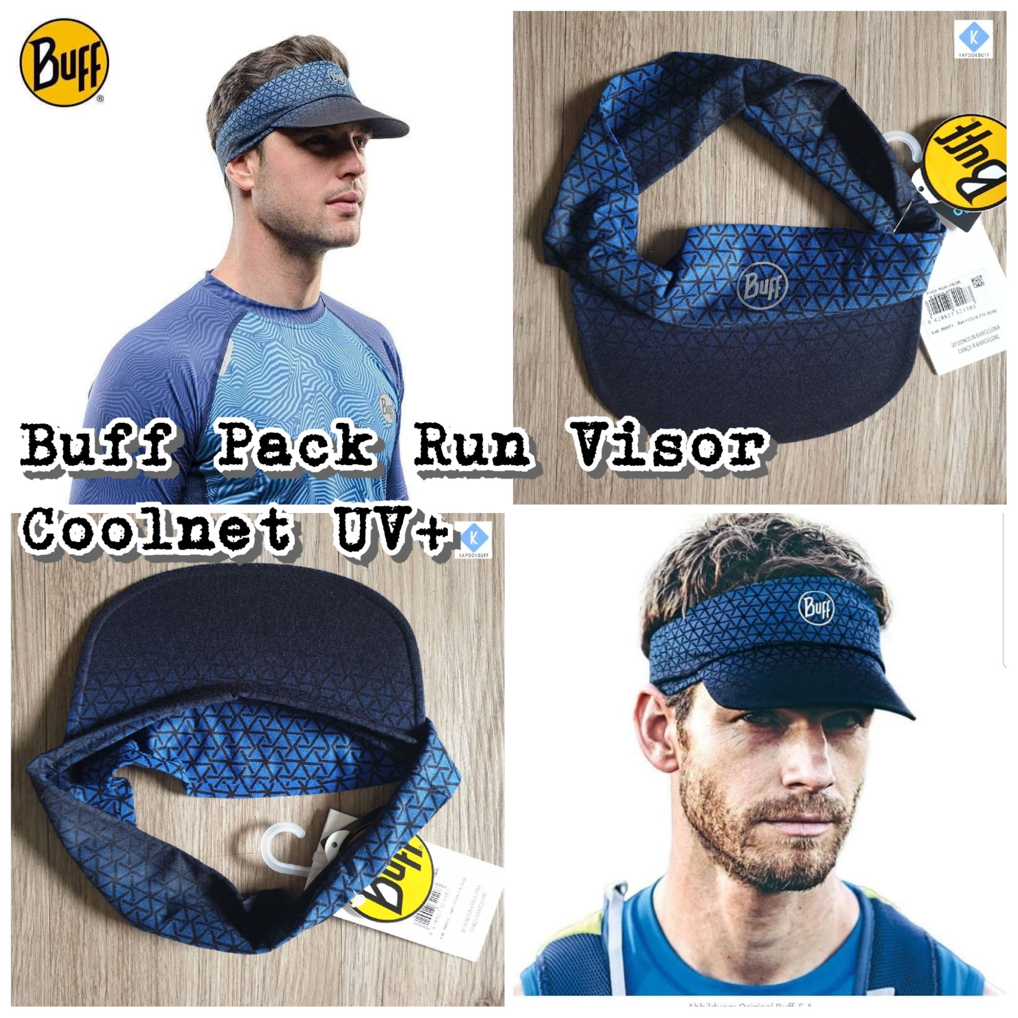 Buff Pack Run Visor Coolnet UV+