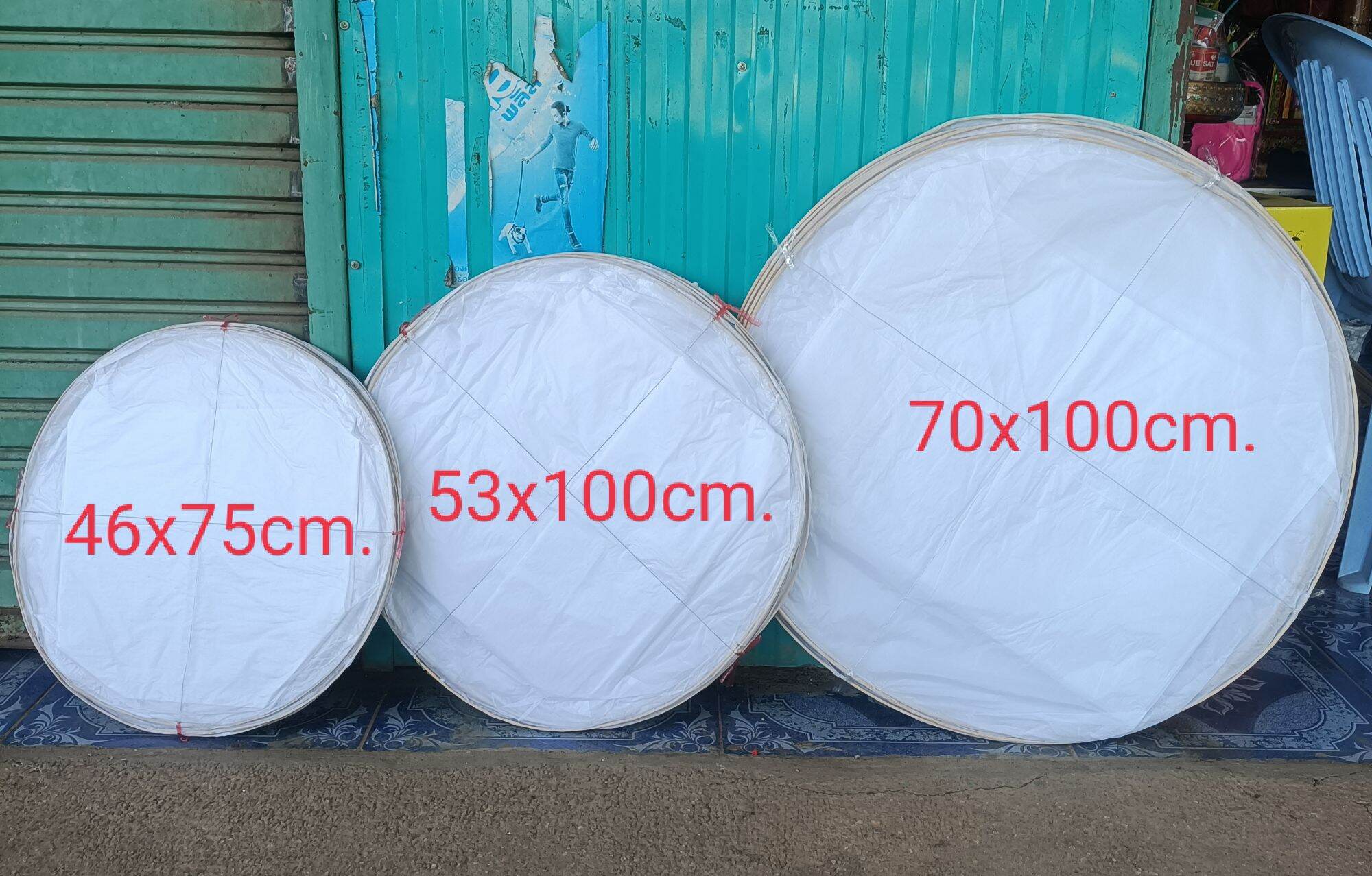 โคมลอยยี่เป็งล้านนา สีขาว🎐53x100(สีขาว10ลูก)