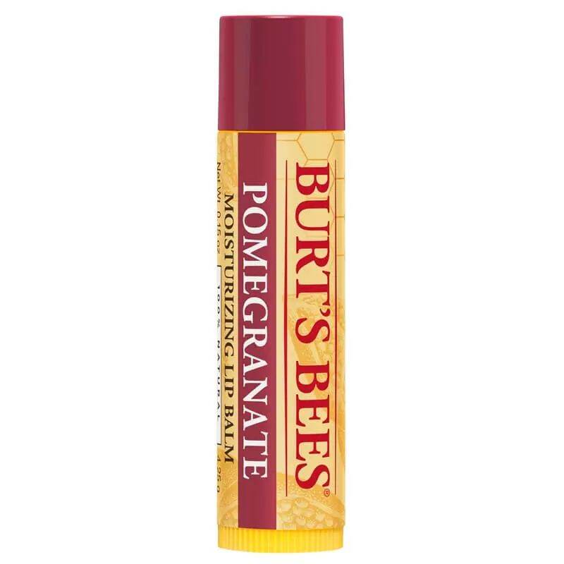 Burt's bee Pomegranate Moisturizing Lip Balm สินค้าใหม่ (ไม่มีกล่อง)