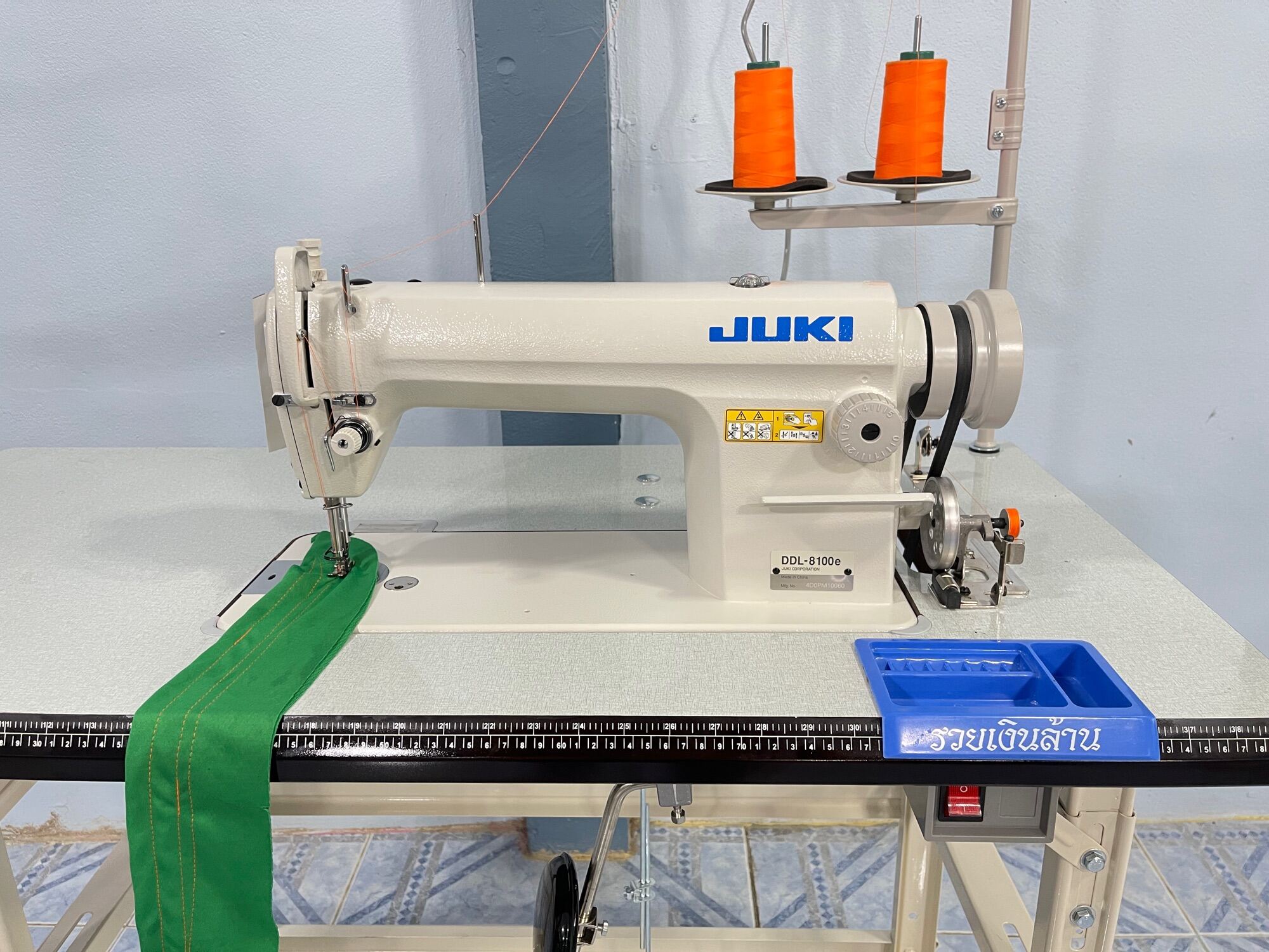📌 จักรเย็บ JUKI (จูกิ) DDL8100e ติดตั้งมอเตอร์ประหยัดไฟ Lazada.co.th