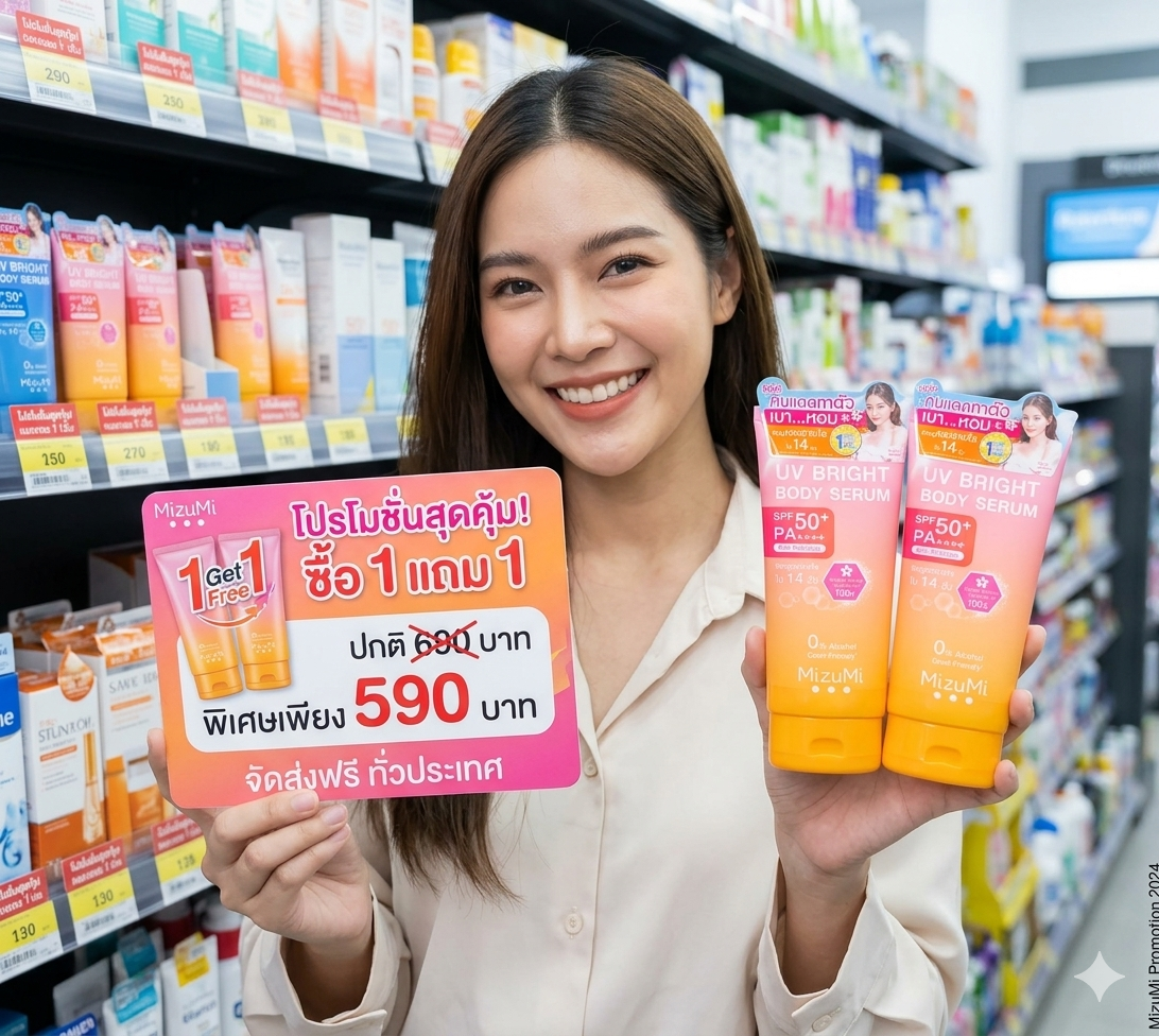 (Buy 1 Get 1 Free) Snow Spf50+Pa+++ Long-Lasting Sunscreen for Men and Women. ราคา 590 บาท*ส่งฟรี
