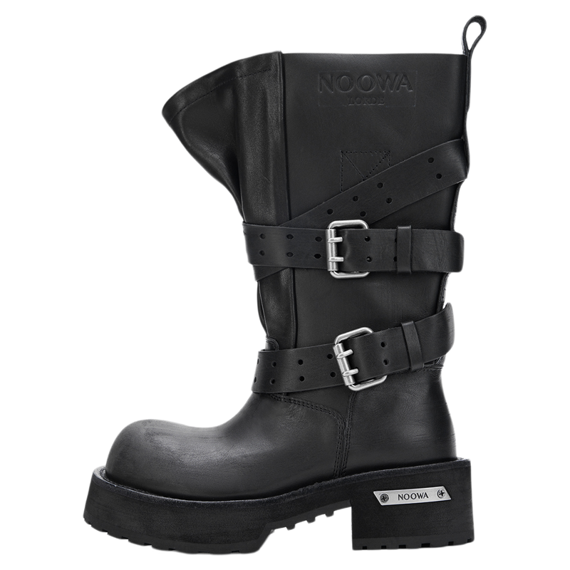 NOOWALORDE | 2025 Autumn/Winter New Style Heel Boots with Buckle ราคา 9,237 บาท*ส่งฟรี
