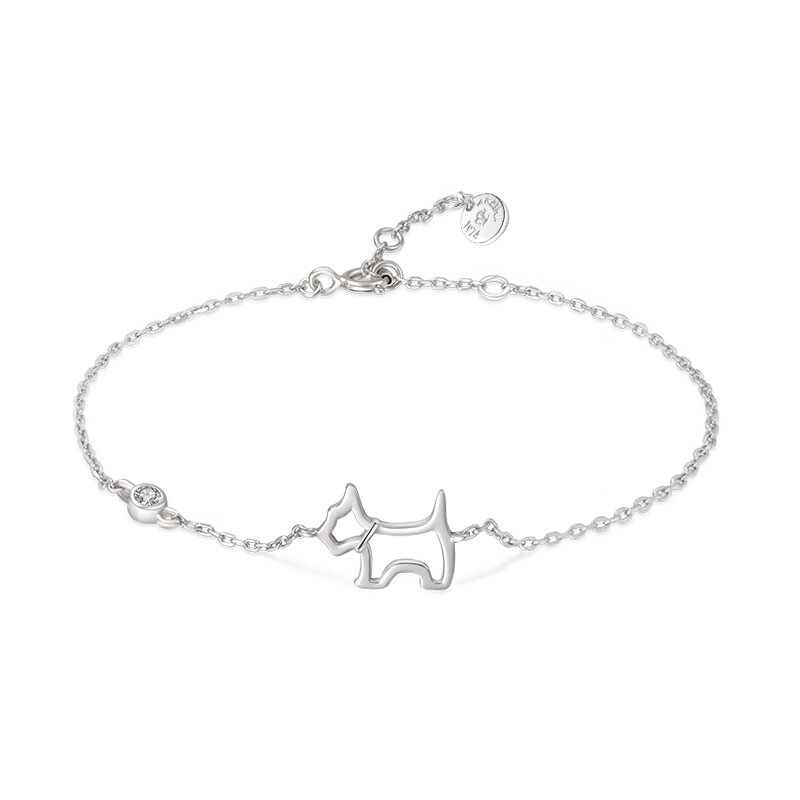 AGATHA | Puppy Hollow Design Silver Bracelet ราคา 1,985 บาท*ส่งฟรี