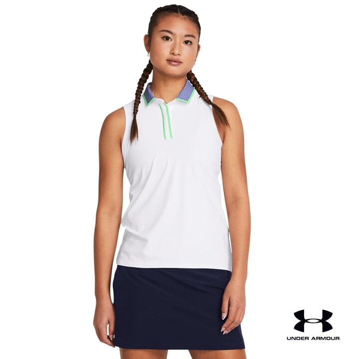 Under Armour Women's UA Iso-Chill Sleeveless Polo ราคา 2,152 บาท*ส่งฟรี